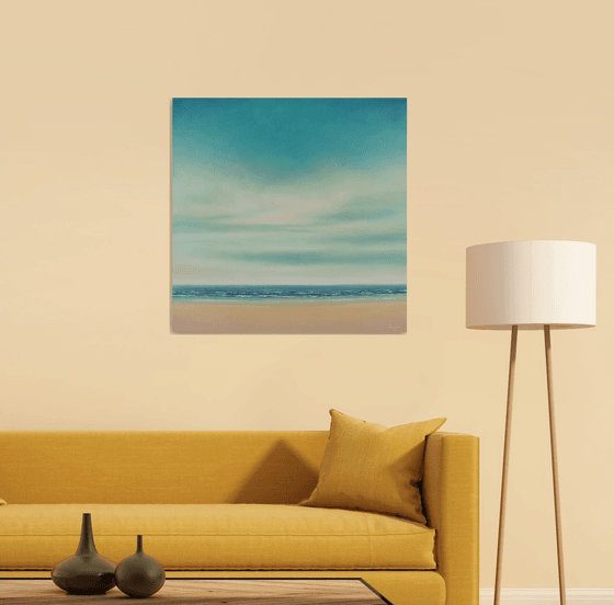 Gentle Waves - Blue Sky Seascape