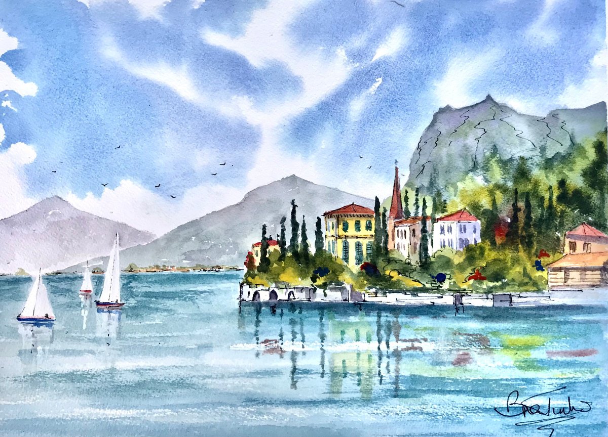 Villa Monastero near Varenna, Lake Como by Brian Tucker