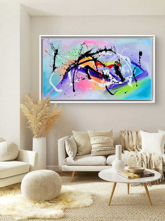 Elements - Large Colorful Abstract Painting