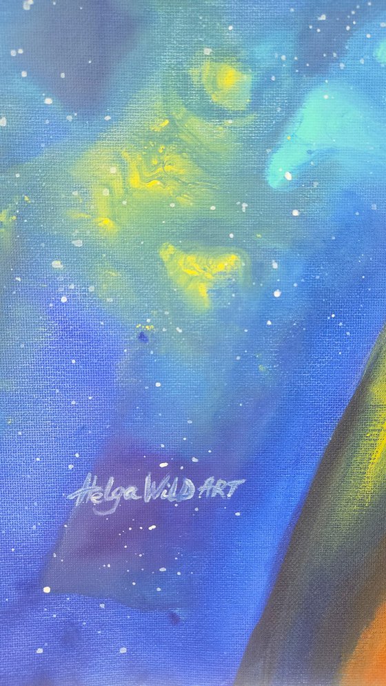 Born of Stardust – Cosmic Woman Portrait