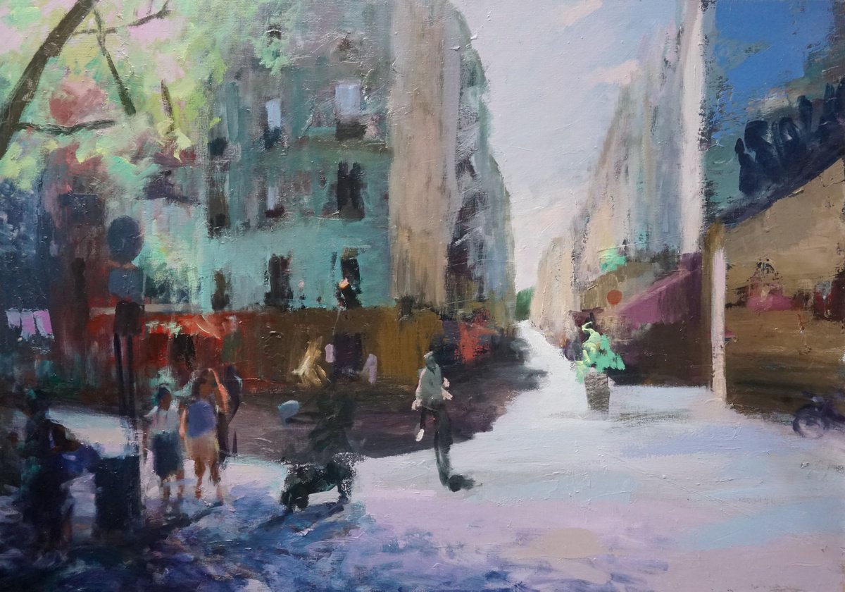 Quai de Valmy , Paris by Manuel Leonardi