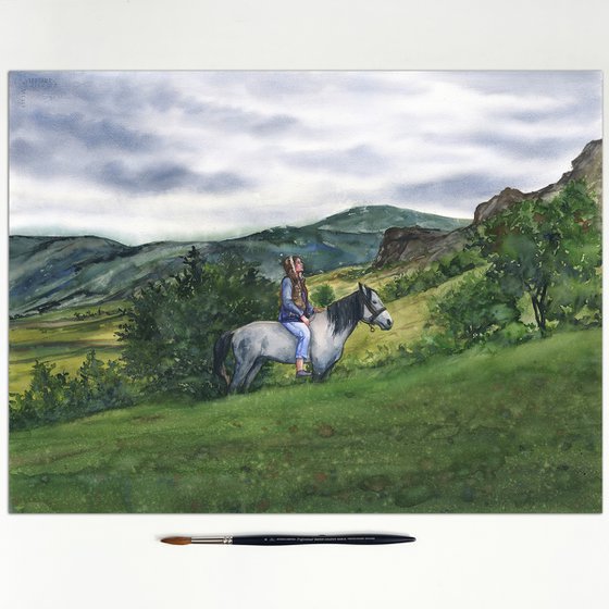 Where the Hills Breathe, 56x76 cm