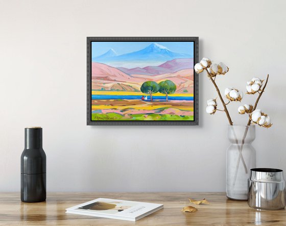 Two by the River Beneath Ararat