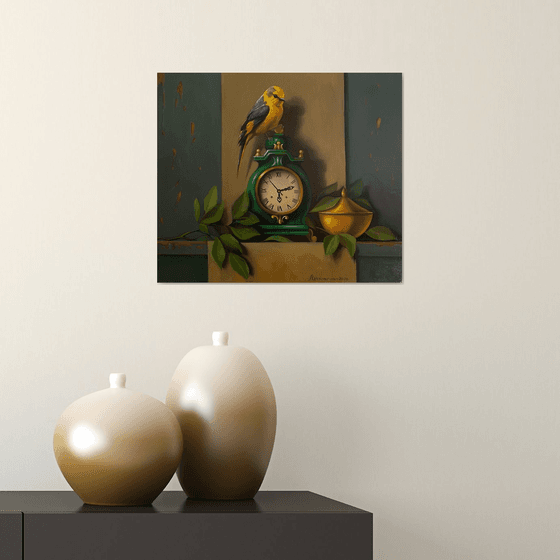 The Oriole and the Green Clock