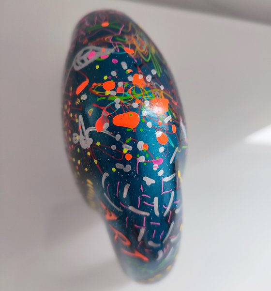 Pair of pop art elephant sculptures