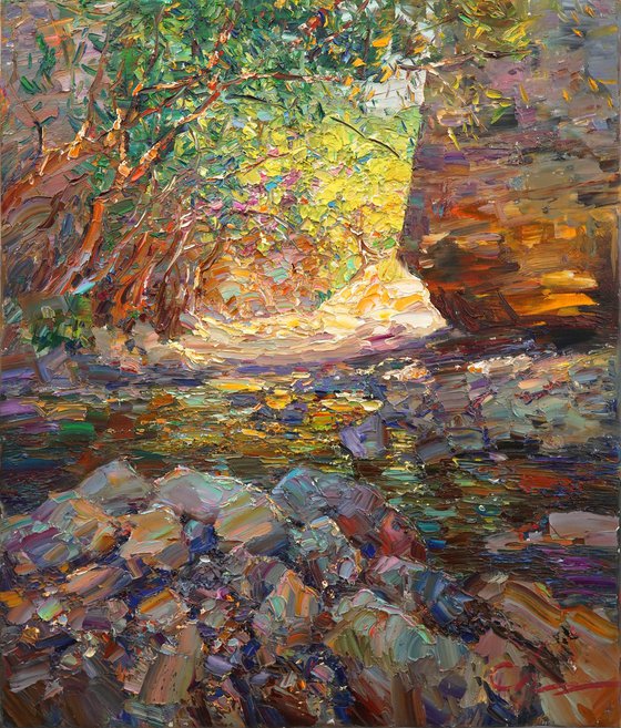 Light Through Avakas Gorge
