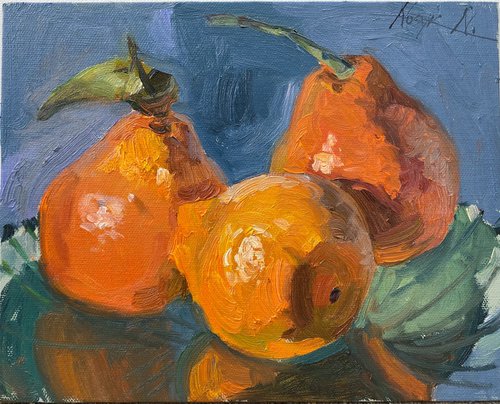 Tangerines by Nataliia Nosyk