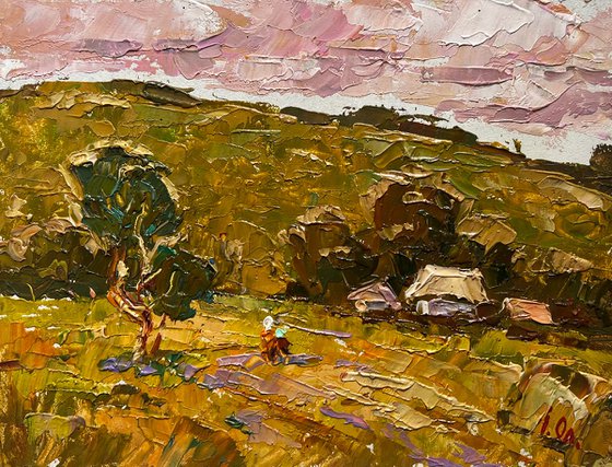 The outskirts of the village
