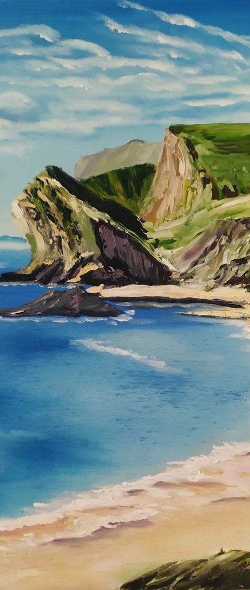 Coastline in England by Nataliia Plakhotnyk