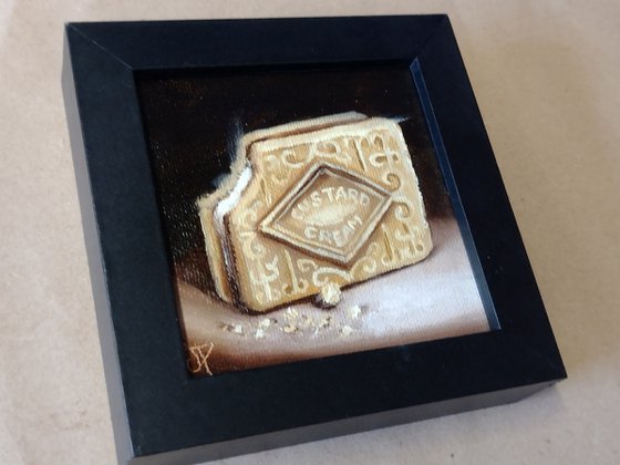 Little Custard Cream biscuit cookie still life