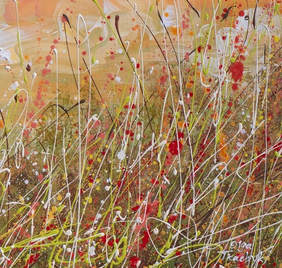 Sunset Clouds - Colorful Landscape Painting