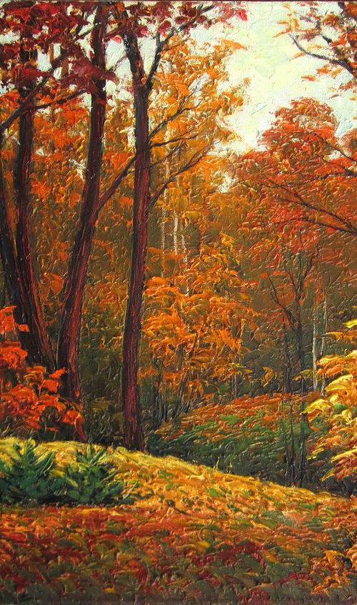Autumn landscape by Aleksandr Neliubin