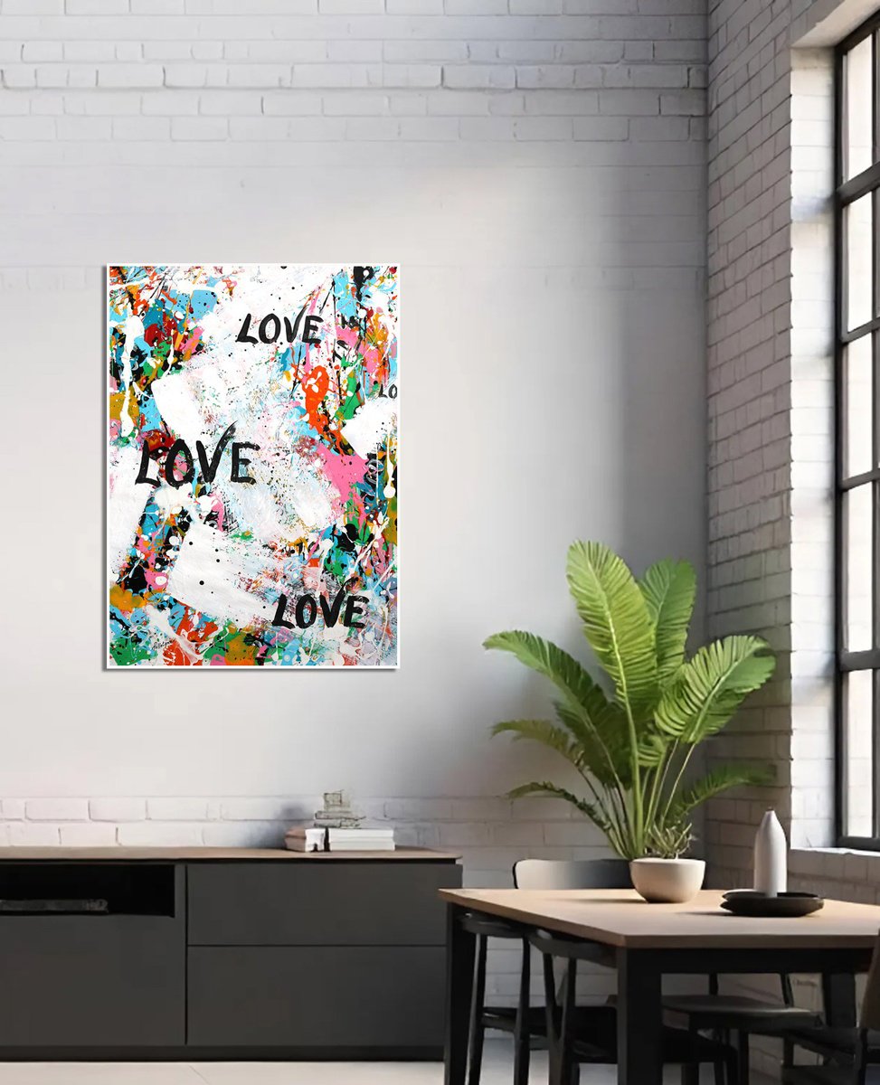  Abstract Love 7 By Isabelle Pelletane, 20 X 28, Artwork For Sale On Artfinder
