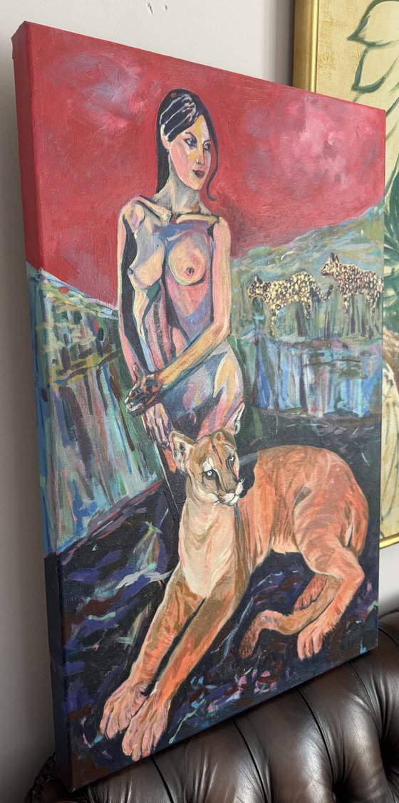 Jane with Panther