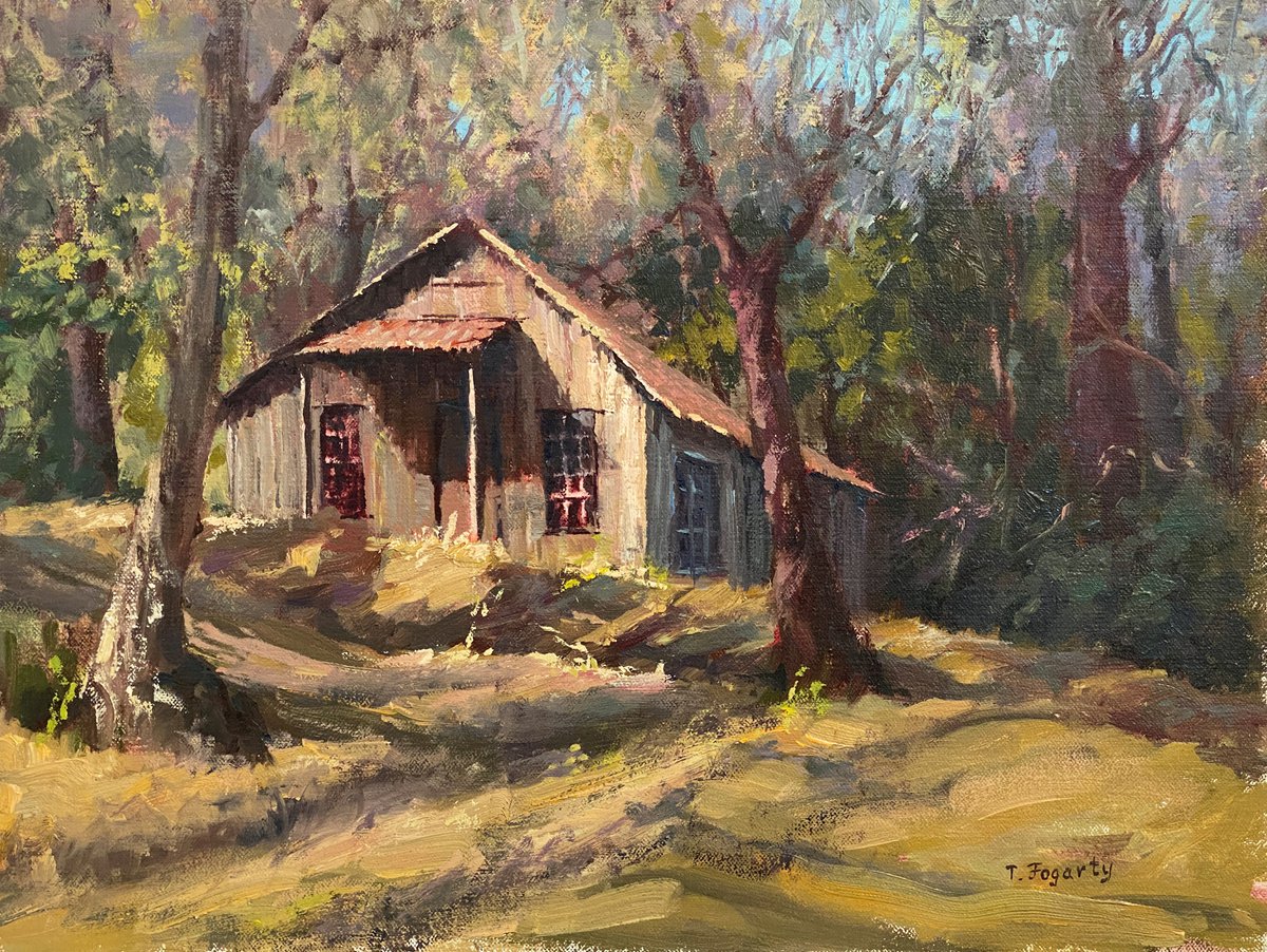 Old Cabin In the Woods by Tatyana Fogarty