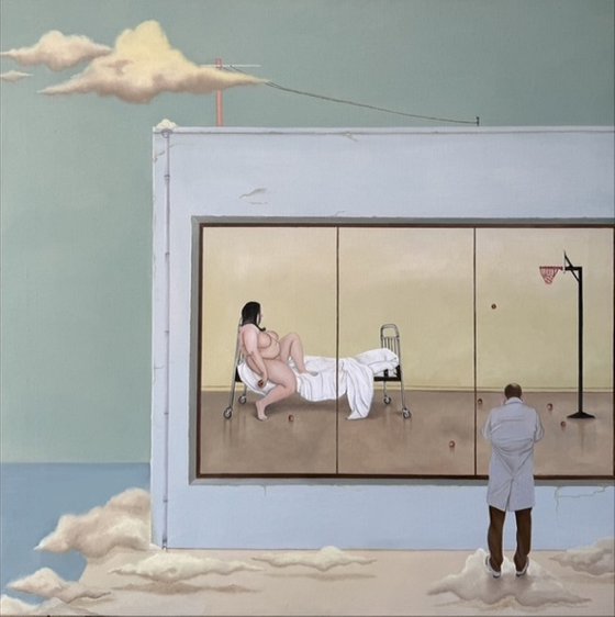 "Soaring in the clouds"