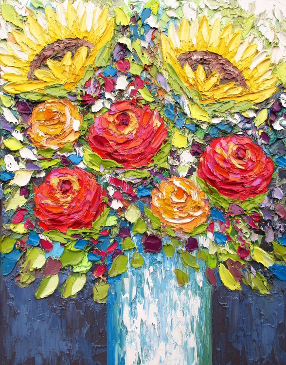 My Sunshine Oil Painting By Paige Castile Artfinder