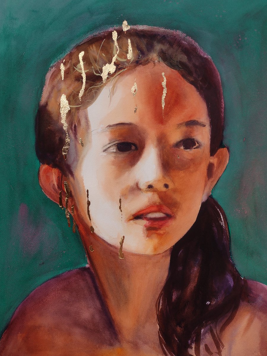 Kintsugi girl 2 by Marina Del Pozo