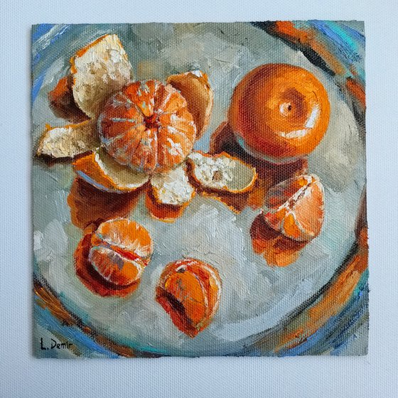 Clementine fruit still life