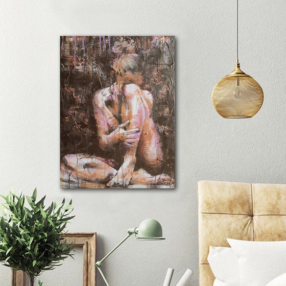Painting Nude woman