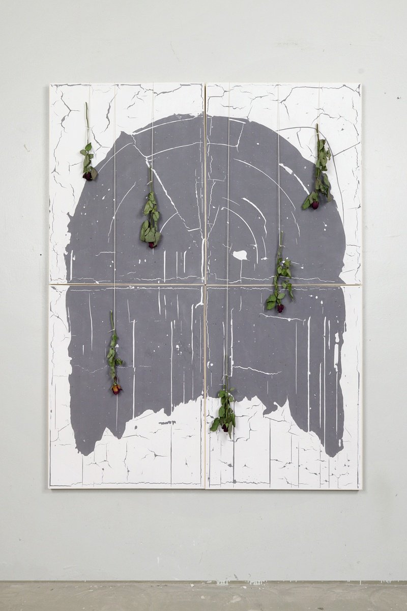 Abstract Painting By Johan Soderstrom, 50 X 66, Assassination Of Olof Palme, Original Artwork