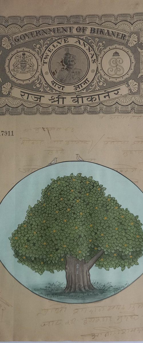 Royal Kadamba Tree on Bikaner Stamp by Mukesh Swami
