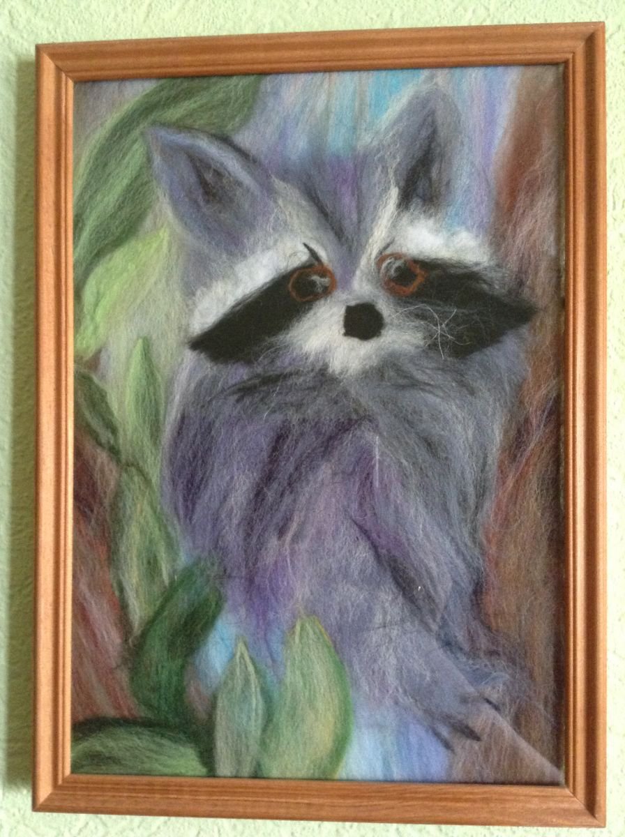 Wool raccoon by Nata New