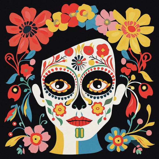 Maquillaje del dia de muertos