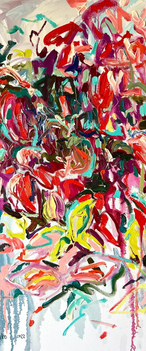 Red Flowers by Ole Karako