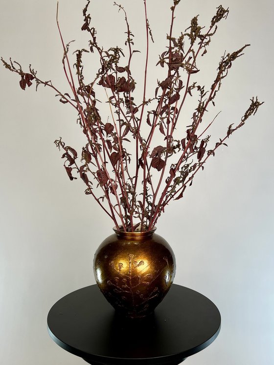 Wild field Flowers Dark Bronze