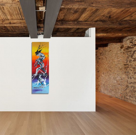 Spirits Rising II (Spirits Of Skies 075032) (50 x 150 cm) XXL vertical (20 x 60 inches)