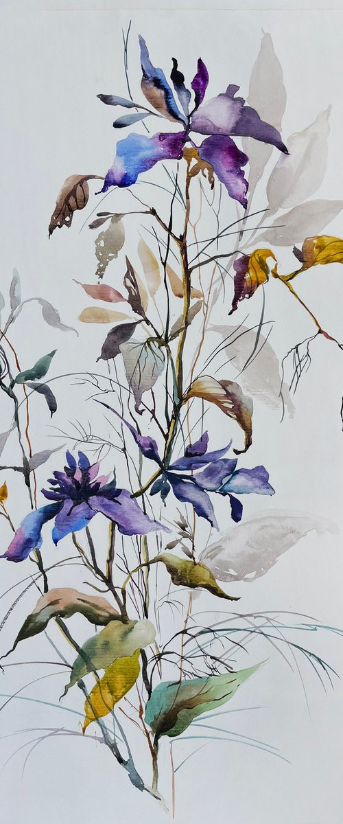 Violet Bloom by Maria Kireev