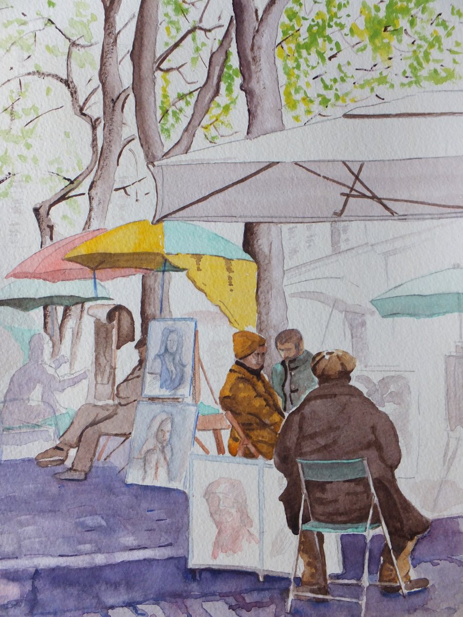 Artists in Paris by David Harmer