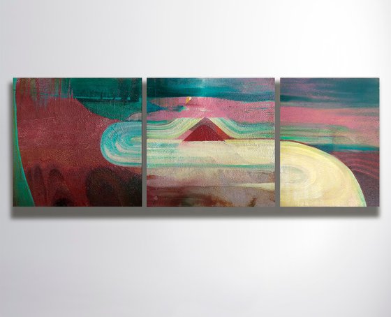 "The road" triptych