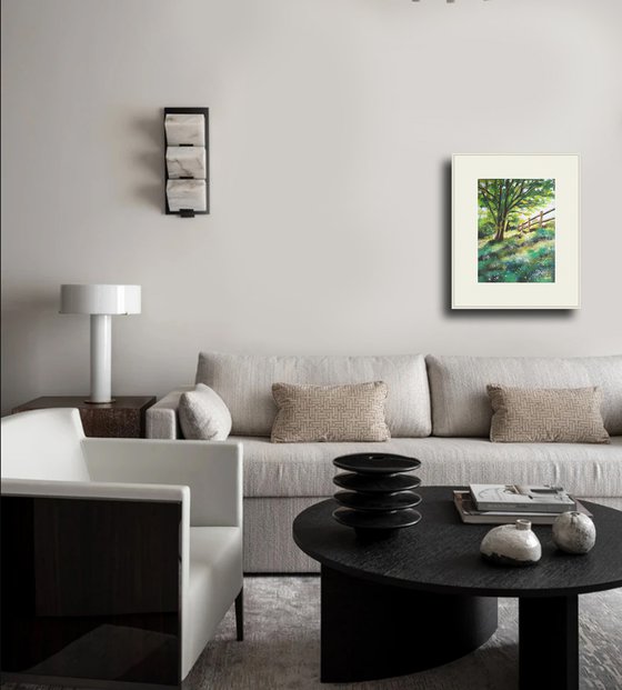 Morning light meadow