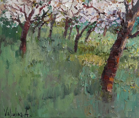 Spring landscape, Prague