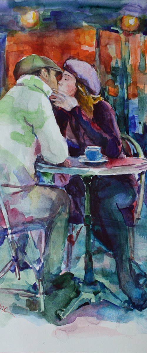 The kiss by Vachagan Manukyan