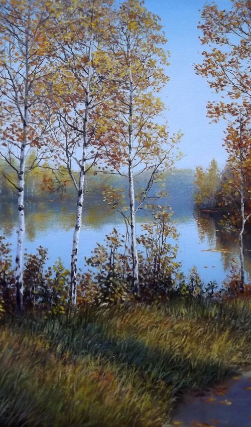 Silver Birches by Oleg Riabchuk