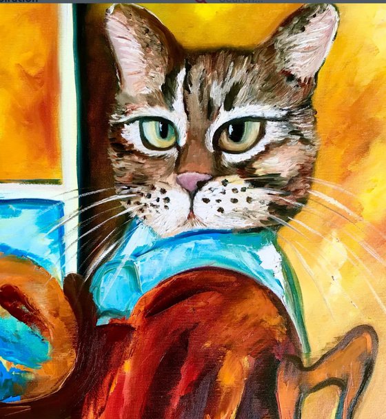 Troy Cat  an artist Modigliani