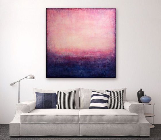 Abstract Sunset Landscape