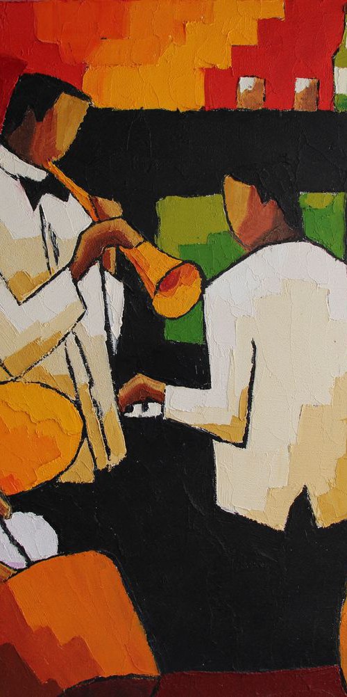 Jazz red orchestra by Olivier Boissinot
