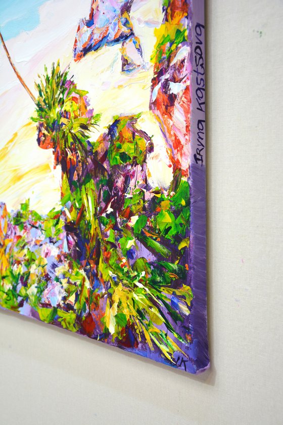 Ocean. Palm trees 33.