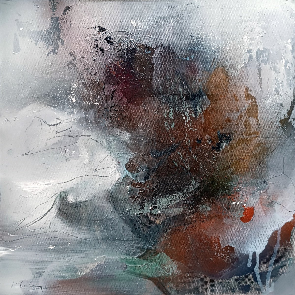 Silent Matter By Kloska Ovidiu, 18 X 18, Artwork For Sale On Artfinder