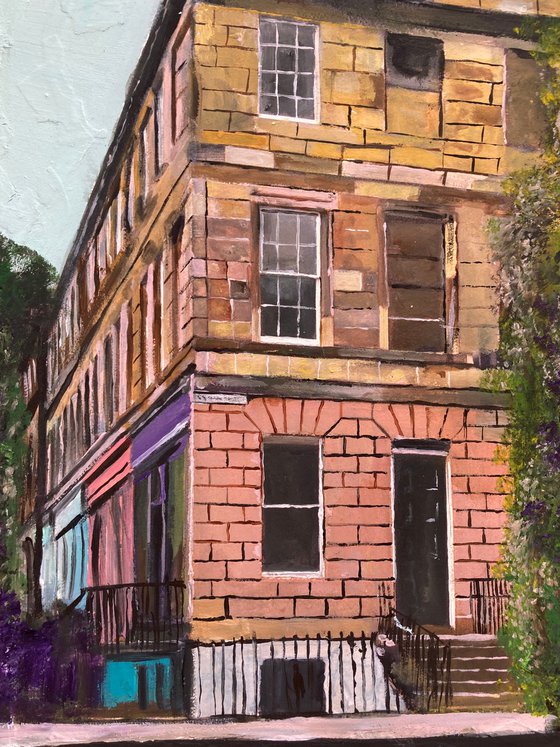 Colourful Edinburgh Buildings