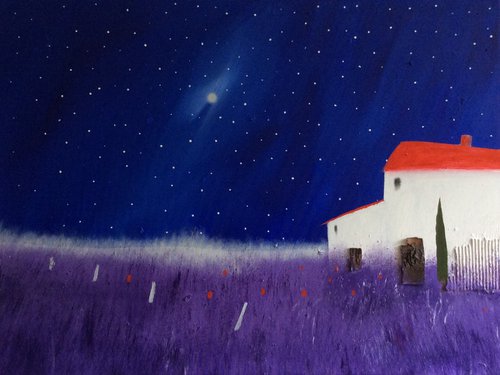 “Midnight In Provence” 102x77x2cm by Black Beret