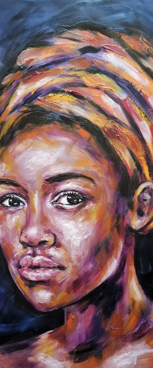 African Woman by Mateja Marinko