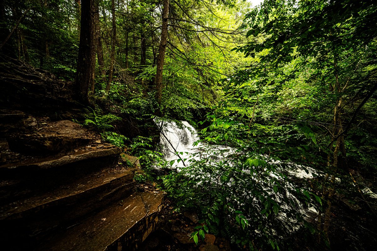 Photorealistic Landscape Photograph By David Huntzinger, 28 X 17, Slippery When Wet, Original Artwork