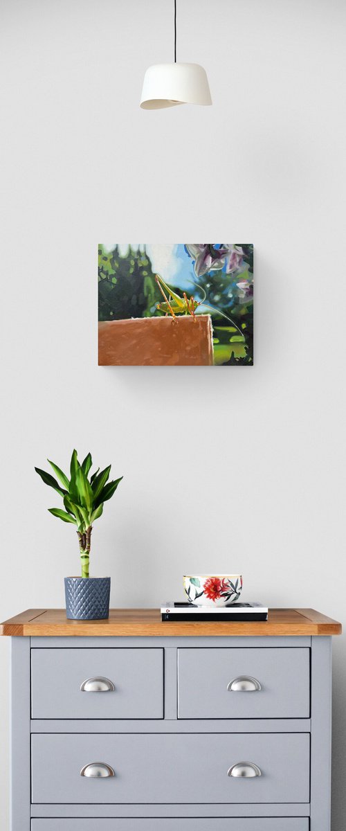 Grass hopper by Jessica Bleasby
