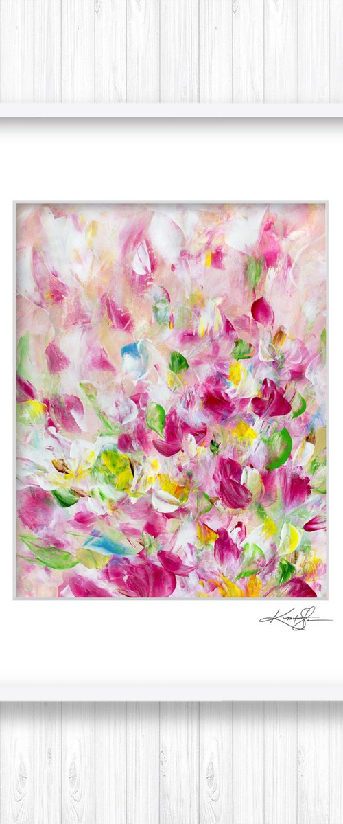 Tranquility Blooms 2 - Flower Painting by Kathy Morton Stanion by Kathy Morton Stanion