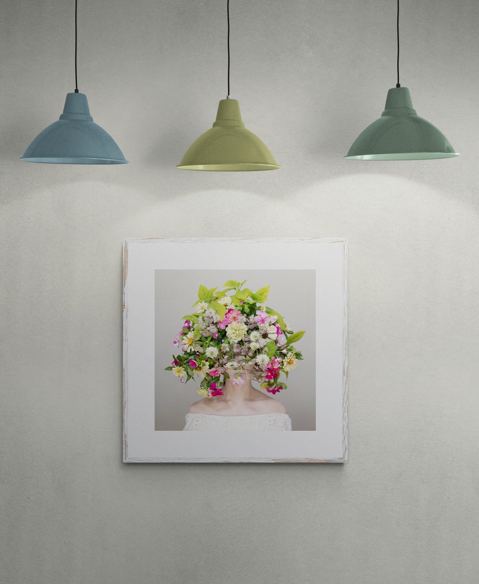 Expressive Portrait Photograph By Ziesook You, 24 X 24", Scent Of Austin 08202021, Original Artwork